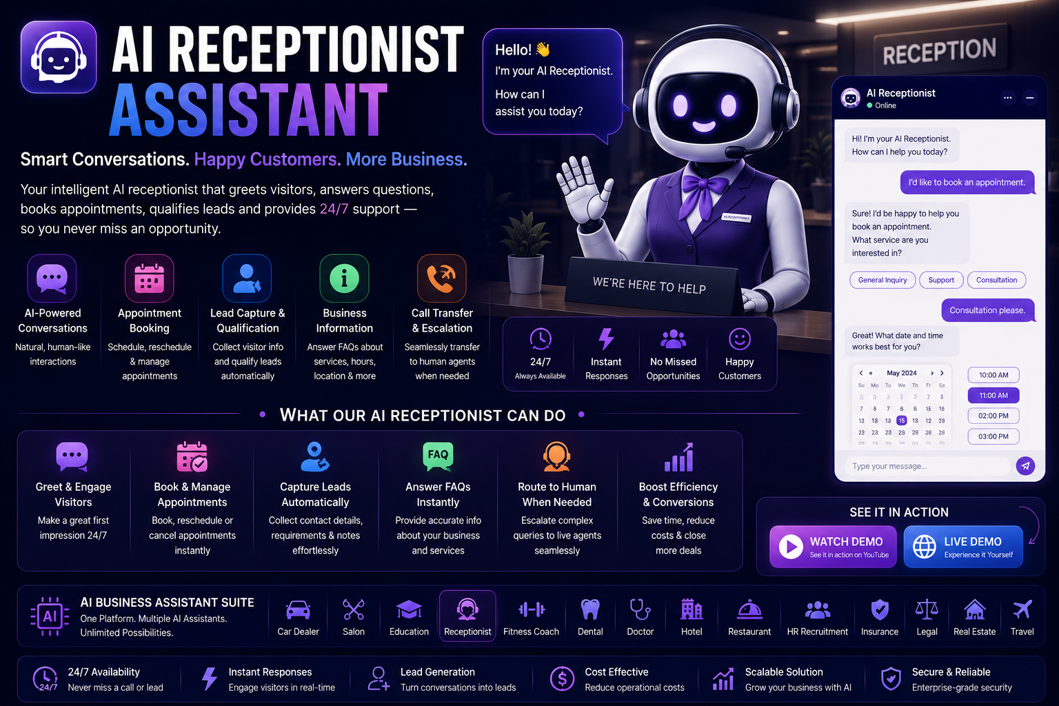 Receptionist
